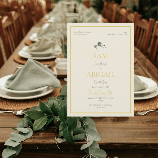 Invitación Cena de Ensayo de Citrus Island  (Subido por el creador)