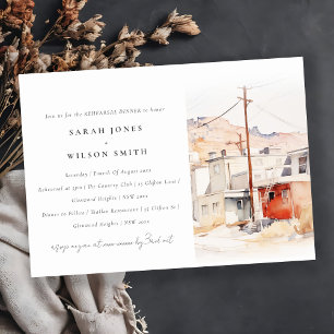 Invitación Cena de ensayo de escape de la ciudad de Texas en 