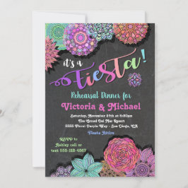 Invitación Cena de Ensayo de Fiesta Floral de Mandala en Méxi