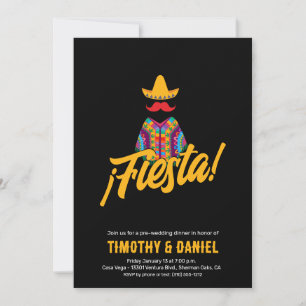Invitación Cena de ensayo de Fiesta mexicana