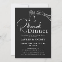 Cena de ensayo de la boda
