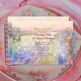 Invitación Cena de ensayo de la puesta de sol de la calle Sav
