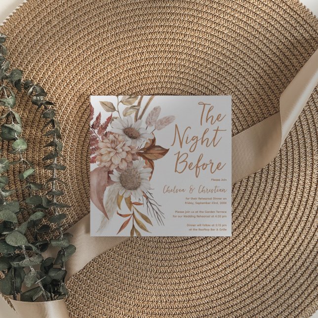 Invitación Cena de ensayo de otoño (Subido por el creador)