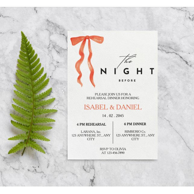 Invitación Cena de ensayo de temática otoño o otoño (Subido por el creador)