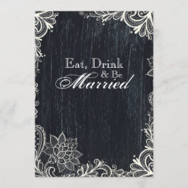 Invitación Cena de ensayo de tipografía de época