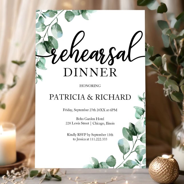 Invitación Cena de ensayo de vegetación (Subido por el creador)