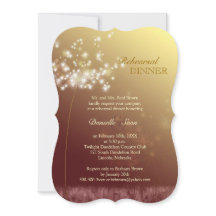 Cena de ensayo del Boda de Glam de otoño