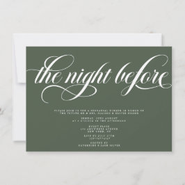 Invitación Cena de Ensayo Elegante
