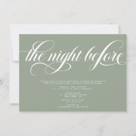 Invitación Cena de Ensayo Elegante