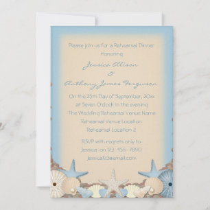 Invitación Cena de ensayo hermosas casetas tropicales