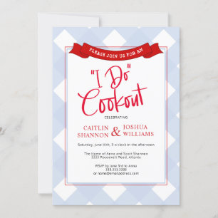 Invitación Cena De Ensayos De Ducha De Boda De Cocina