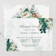 Cena de Esmeralda Verde y Florencia Crema