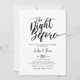 Invitación Cena de estilo clásico elegante