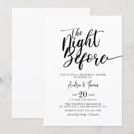 Invitación Cena de estilo clásico elegante