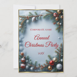 Invitación Cena de Fiesta de Navidades de Corporación de Empr