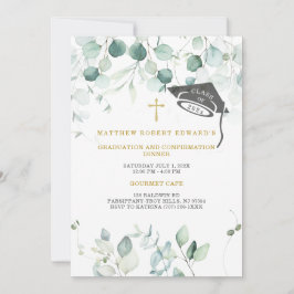 Invitación Cena de graduación y confirmación