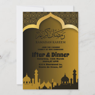 Invitación Cena de Iftar de Oro Ramadan 2025