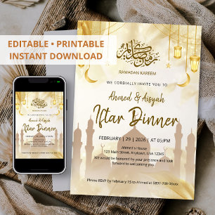 Invitación Cena de Iftar en la Mezquita de la Linterna de Oro