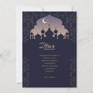 Invitación Cena de Iftar por la Tarde