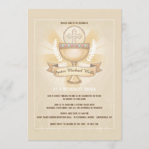 Invitación Cena de Jubilación del Cáliz Venerado