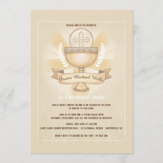 Invitación Cena de Jubilación del Cáliz Venerado
