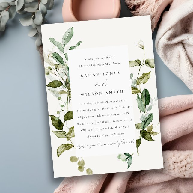 Invitación Cena de la Cena de la Fauna de Leafy Botánica (Subido por el creador)
