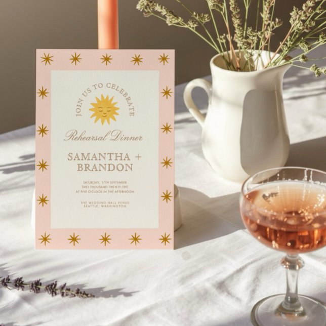 Invitación Cena de la cena de los ensayos folclóricos celeste (Subido por el creador)