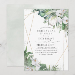 Invitación Cena de la cena de los trópicos de White King Prot