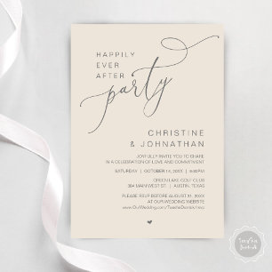 Invitación Cena de la fiesta de bodas Bailando felices para s