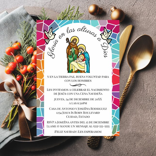 Invitación Cena de la Gloria Española a Dios Navidades Cristi (Subido por el creador)