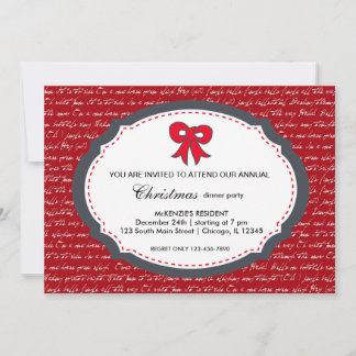 Invitación Cena de navidades