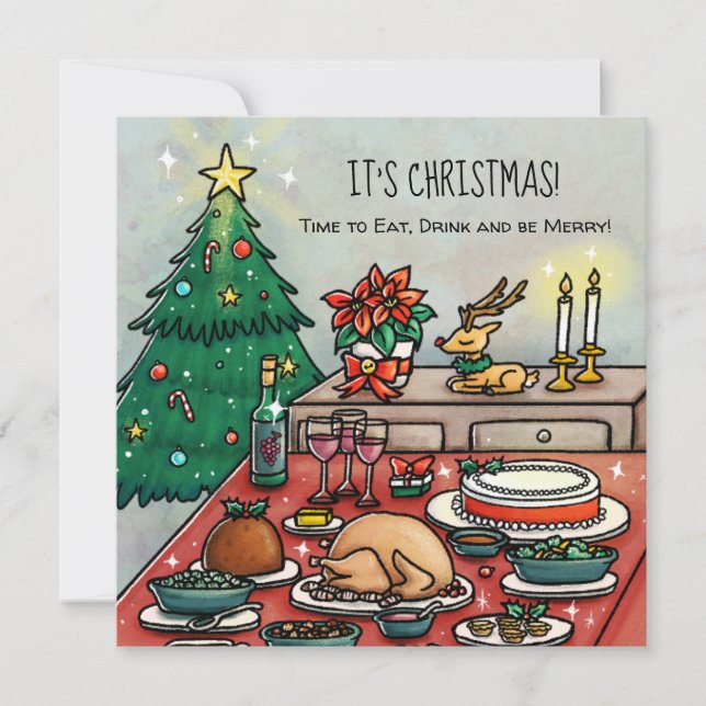 Invitación Cena de Navidades (Anverso)