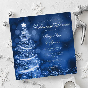 Invitación Cena de Navidades de Winter Wonderland