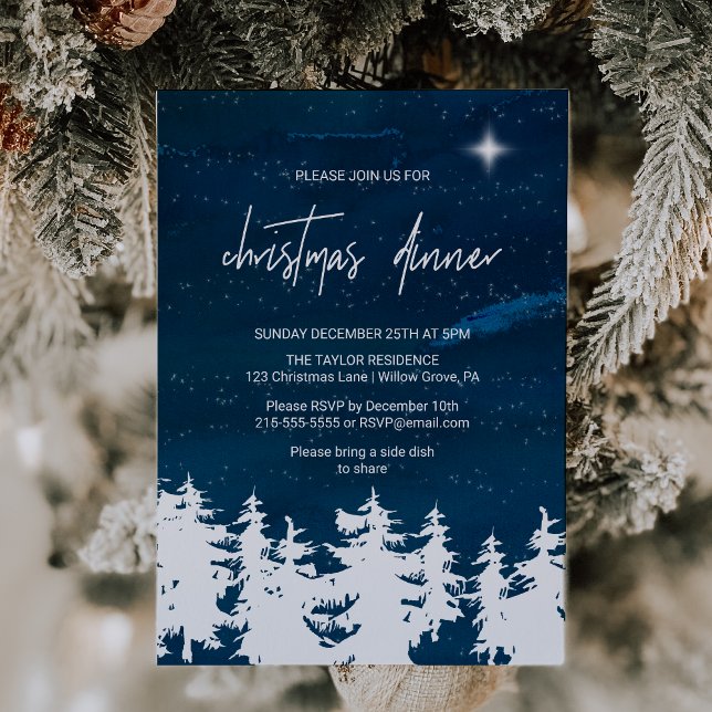 Invitación Cena de Navidades nocturnos de Starry (Subido por el creador)