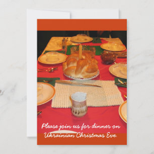 Invitación Cena de Navidades ucranianos