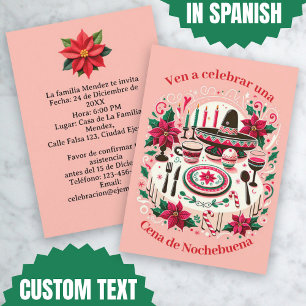 Invitación Cena de Nochebuena Española