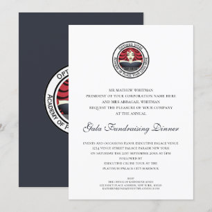 Invitación Cena de recaudación de fondos de Gala