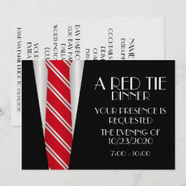 Invitación Cena de Red Tie
