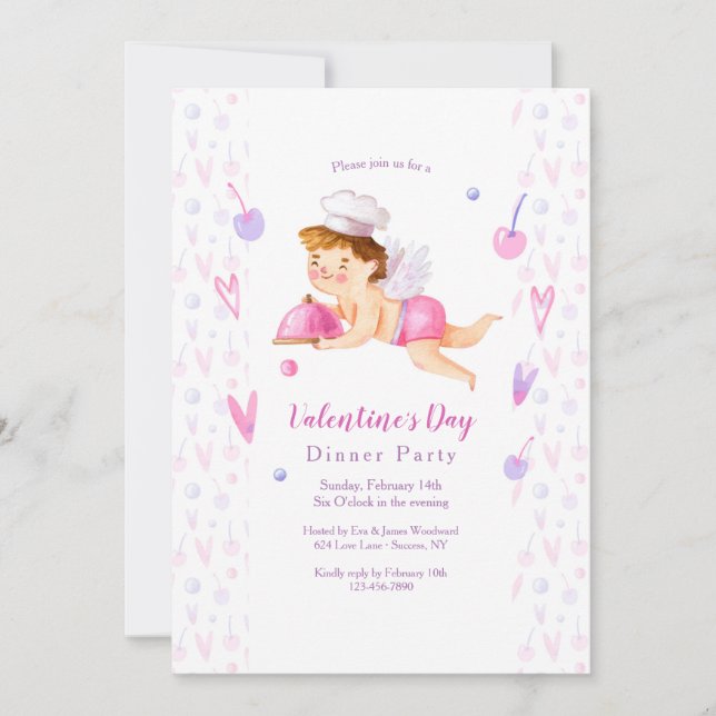 Invitación Cena de San Valentín (Anverso)
