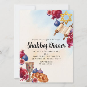 Invitación Cena de Shabbos Shabbat Judía Shabbat Shalom