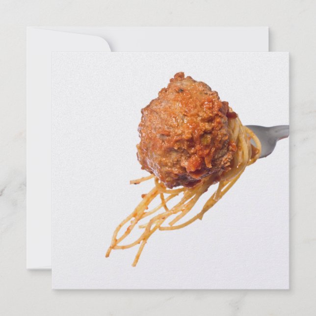 Invitación Cena de Spaghetti (Anverso)