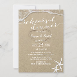 Invitación Cena de Starfish Beach Wedsal