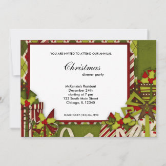 Invitación Cena de vacaciones