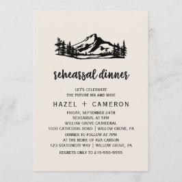 Invitación Cena de vintage Wilderness