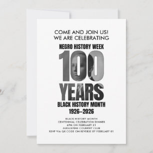 INVITACIÓN CENA DEL CENTENARIO DEL MES DE LA HISTORIA AFROAME