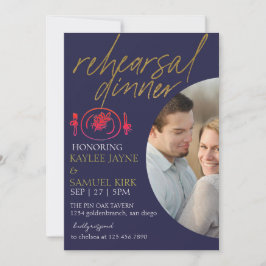 Invitación Cena Elegante de Ensayo