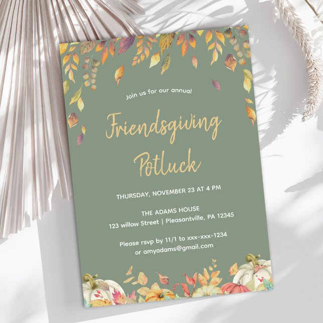 Invitación Cena elegante y amistosa (Subido por el creador)