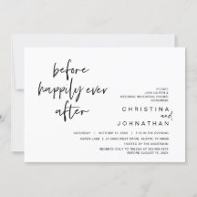 Cena ensayada, antes de la felicidad después de In