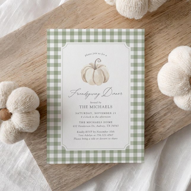 Invitación Cena especial para calabazas verdes (Subido por el creador)