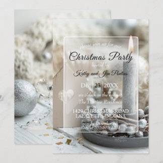 Invitación Cena/invitación de fiesta para navidades